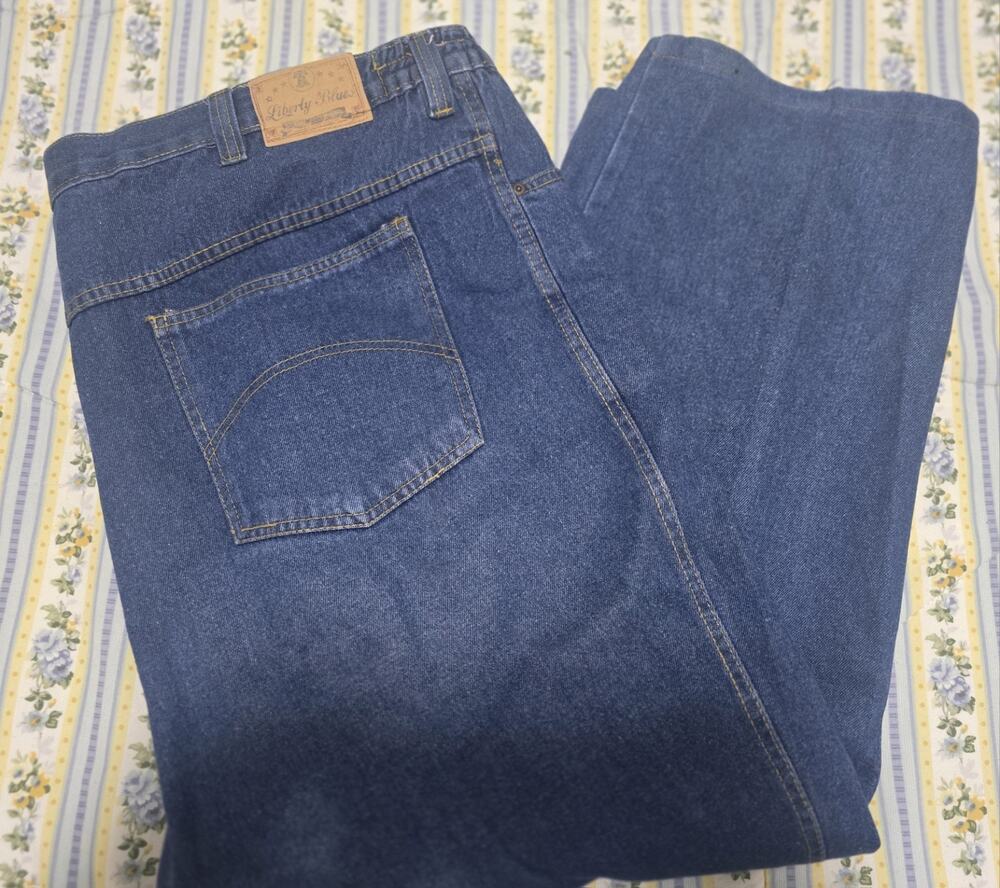 Liberty Bues 52 X 38 100% Cotton Dark Wash Jeans
